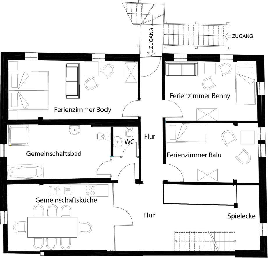 Pferdehof Am Burgsberg, Ferienzimmer, Monteurzimmer Seifhennersdorf Exterior photo